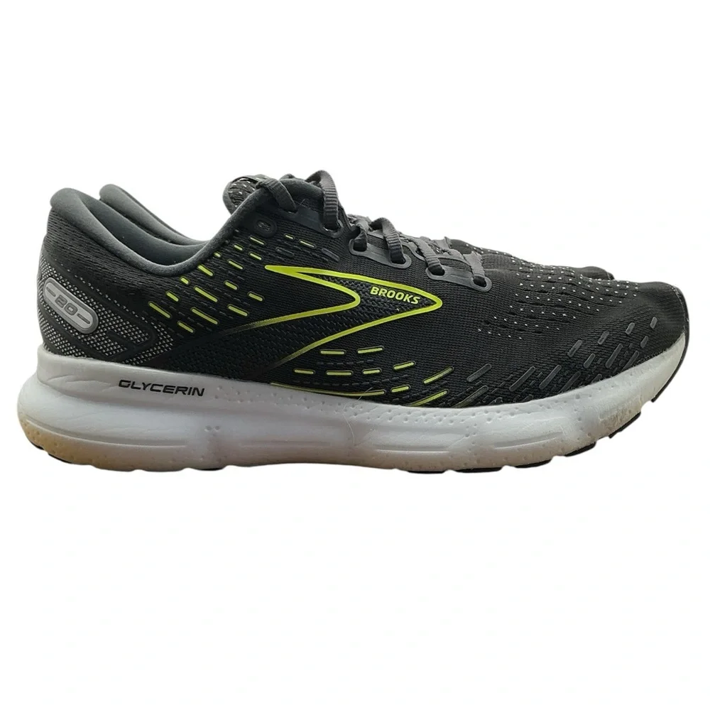 Brooks glycerin 20 Gray and Green Athletic Sneakers‎ size 11 M